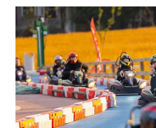 Outdoor karting park