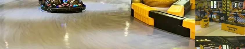 Indoor karting center